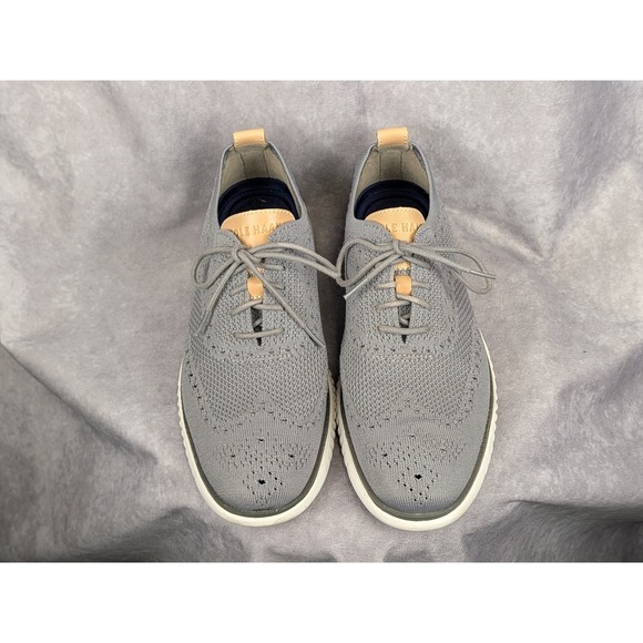 Cole Haan 2.Zerogrand Laser Wingtip Oxford Grey Stitchlite C27947 Mens 7M